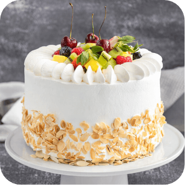 Exotic Fruit Cream Cake