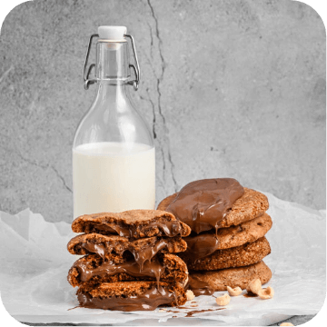 Nutella Stuffed Chocolate Cookie